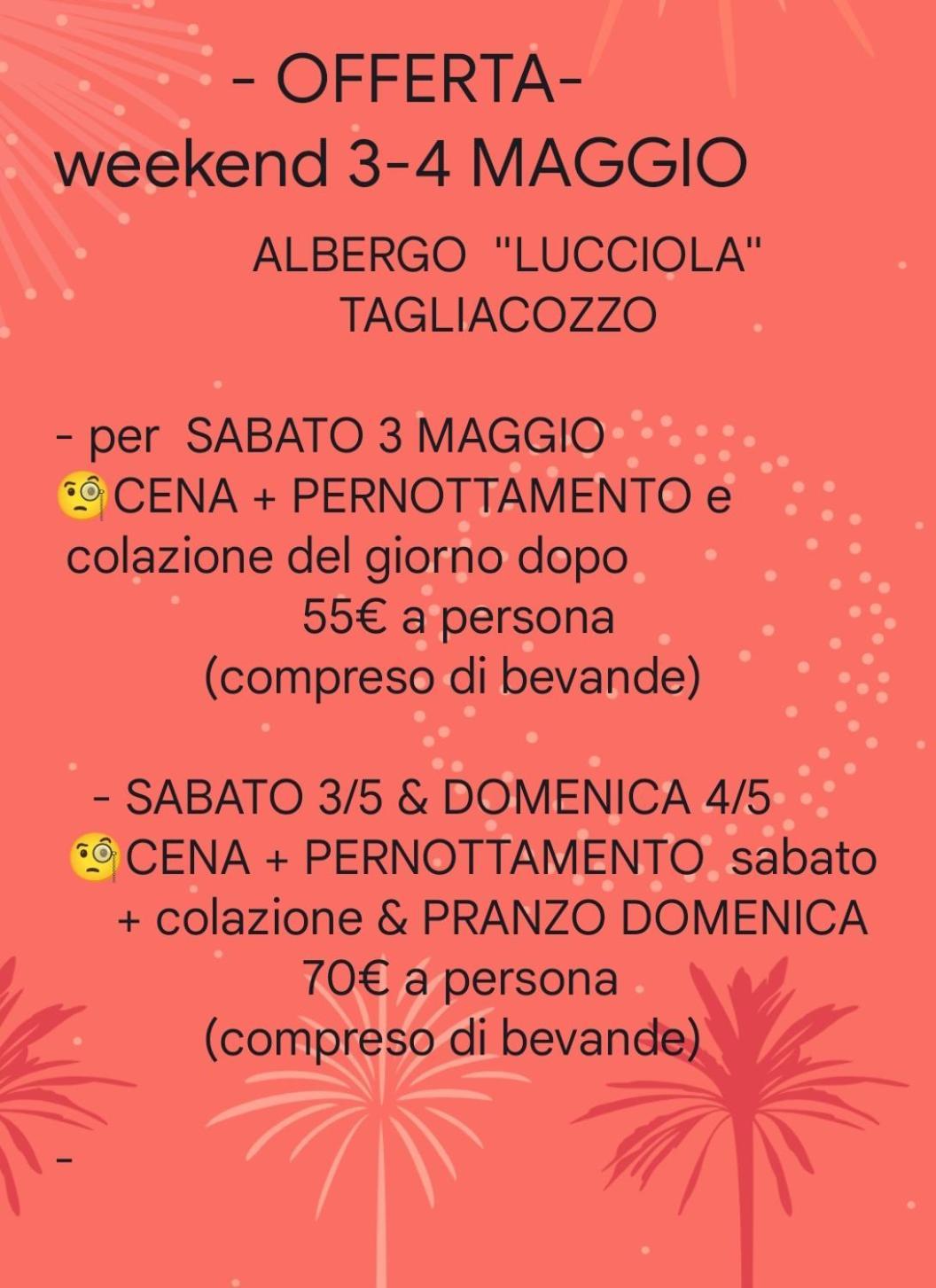 La Lucciola Albergo Ristorante Tagliacozzo Esterno foto